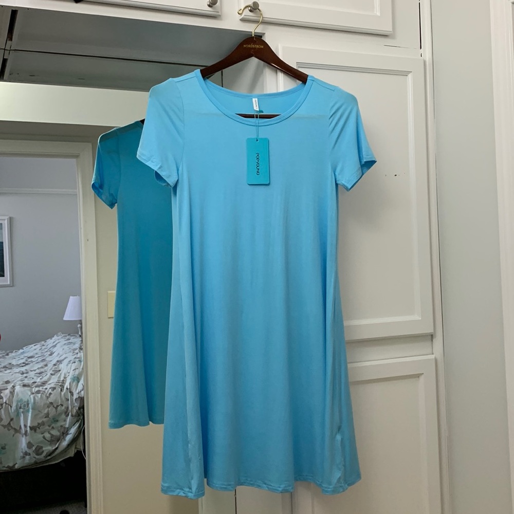 Blue swing dress/beach cover